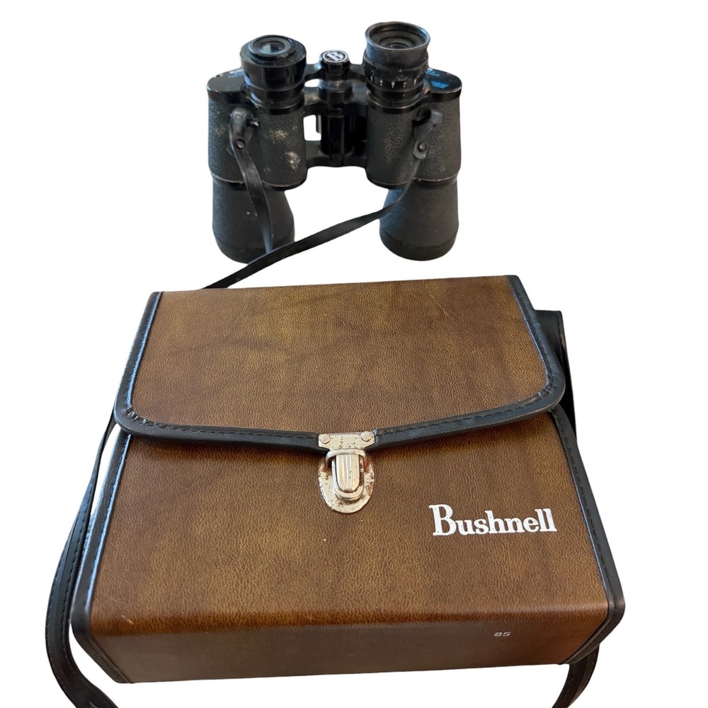 Bushnell Sportview 10x50 Wide Angle Binoculars Insta-Focus with Case Vintage